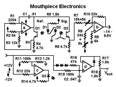 Stealth mouthpiece circuit